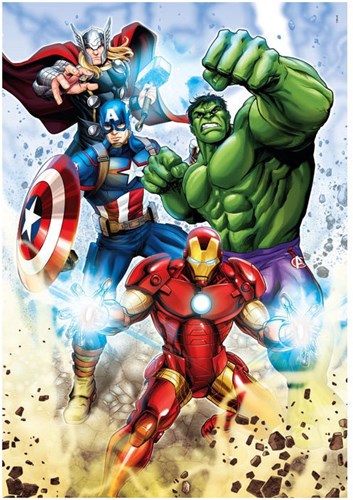 Clementoni Puzzle Marvel Avengers 60 Teile Karton Kinderpuzzle-2