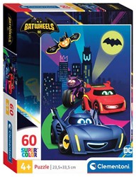 Clementoni Batwheels Puzzle - 60 Teile - Kinderpuzzle Karton