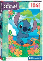Clementoni Puzzle Disney Stitch - 104 Teile - Kinderpuzzle Karton