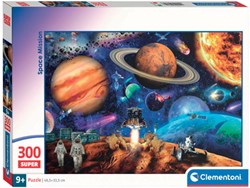 Clementoni Puzzle - 300 Teile - Weltraummission für Kinder ab 9 Jahren