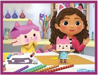 Clementoni Würfelpuzzle Gabby's Dollhouse - 12 Blöcke - Cartoon Puzzle-2