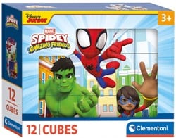 Clementoni Blokpuzzel Spidey and His Amazing Friends, 12st.