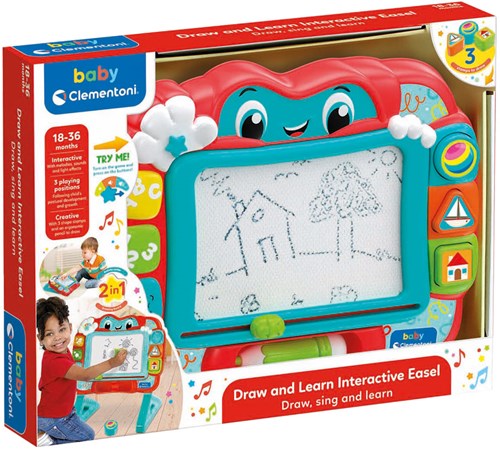 Clementoni magnetische Maltafel Esel - Baby Spielzeug kreativ