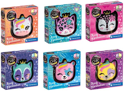 Clementoni Crazy Chic Lidschatten Make-up-Set Hund - Spielzeug Make-up