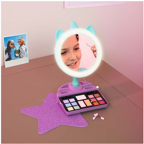 Clementoni Crazy Chic - Make-up Spiegel für Kinder mit Licht und Aufbewahrung-3