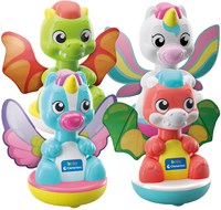 Clementoni Baby Kreisel Einhorn und Drache - buntes Kleinkindspielzeug