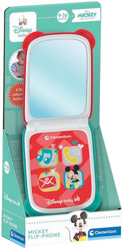 Clementoni Mickey Mouse Spielzeug Handy - klappbar - interaktiv