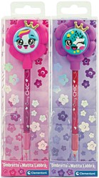 Clementoni Make-up Spielzeug Lidschatten Lipliner Blume rosa lila Lovely