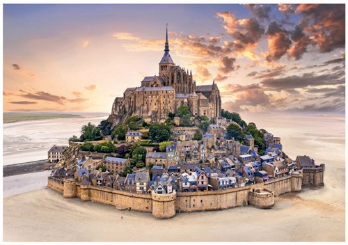 Clementoni Puzzle - 1500 Teile - Mont Saint-Michel Rising - High Quality-2