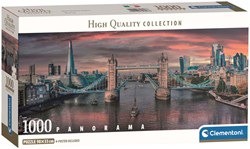 Clementoni Puzzle - 1000 Teile - Panorama Themse - Erwachsenenpuzzle