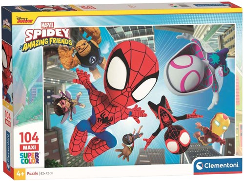 Clementoni Puzzle - Ironman - 104 Teile - Kinderpuzzle - Karton