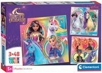 Clementoni Puzzle unicorn academy 3x48 Teile 2025 Kinderpuzzle