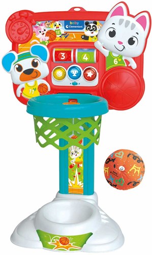Clementoni interaktives Basketballspielzeug mit Licht und Sound für Kleinkinder-2