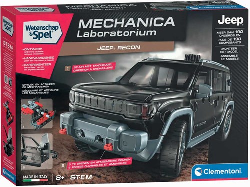 Clementoni Bauset Jeep Recon STEM Spielzeug Technik ab 8 Jahren
