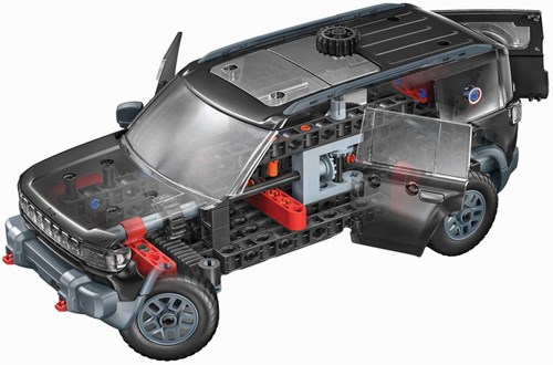 Clementoni Bauset Jeep Recon STEM Spielzeug Technik ab 8 Jahren-2