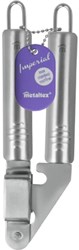 Metaltex Knoblauchpresse Inox Silber Küchenzubehör Edelstahl 19 cm