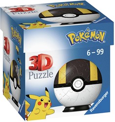 Ravensburger 3D Puzzle 11266 - Puzzle-Ball Pokémon Pokéballs - Hyperball - [EN] Ultra Ball - 54 Teile - für Pokémon Fans ab 6 Jahren
