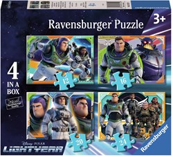 Ravensburger Disney Lightyear Puzzle 4-in-1 Kinderpuzzle Karton