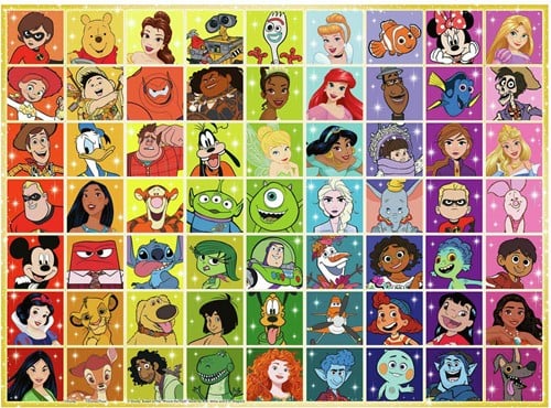 Disney Collage Legpuzzel, 100st.-2