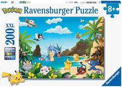 Ravensburger Pokemon Puzzle - XXL Kinderpuzzle - 200 Teile - Strandmotiv