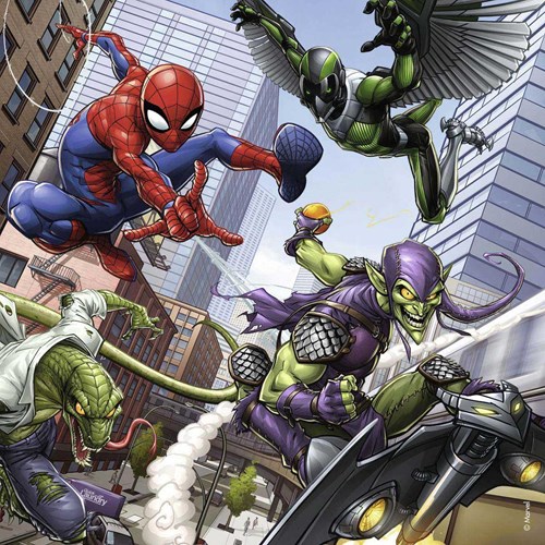 Ravensburger Spiderman Puzzle 3x49 Teile Kinderpuzzle Karton-3