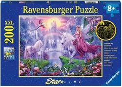 Ravensburger Kinderpuzzle XXL Magische Einhornnacht 200 Teile Puzzle
