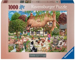 Ravensburger Bauernhof Cottage Puzzle 1000 Teile Puzzle Spaß