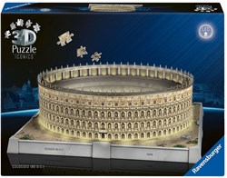 Ravensburger 3D Puzzle Kolosseum Rom mit Licht - 291 Teile