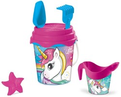 Mondo Unicorn Sandspielzeug Eimerset 6-teilig Kunststoff