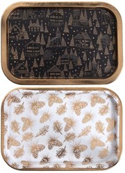 Svenska Living Tablett Spielzeug Karton Multicolor 34x23x1,5cm