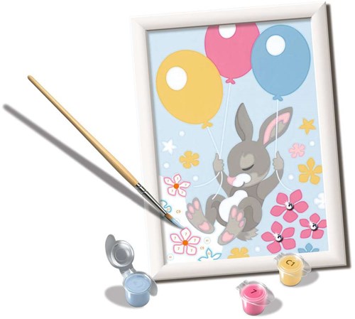 Ravensburger Malen nach Zahlen - CreArt fliegendes Kaninchen für Kinder-3