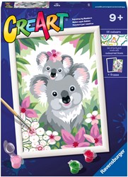 Ravensburger Malen nach Zahlen - CreArt Koala Schätze für Kinder