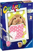 Ravensburger Malen nach Zahlen - CreArt Hasenbecher Bastelset