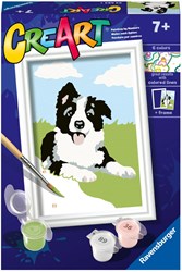 Ravensburger Malen nach Zahlen - CreArt Border Collie Malset