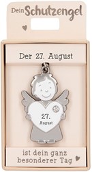 Depesche Schmuck Anhänger Schutzengel 27. August Multicolor Geschenk