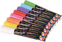 Eduplay Flüssigkreide Stifte Set - 8 Farben für Tafel und Fenster