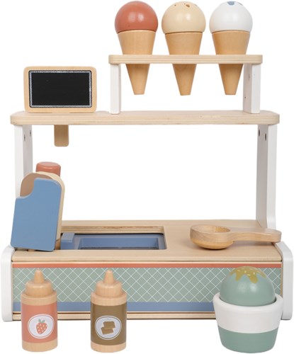 24072-Wooden ice cream set