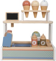 Atan Eiscreme-Set aus Holz