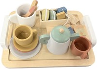 24073-Wooden tea set