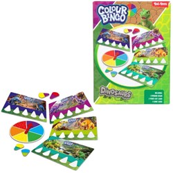 Toi-Toys Bingo Spiel Dinosaurier bunt Karton Kunststoff Kinder