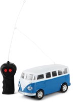 Toi-Toys RC Retro Bus Spielzeugauto mit Licht und Sound - blau weiß-2