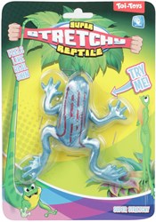 Toi-Toys dehnbare Frosch oder Echse Spielzeug in Metallic-Farben