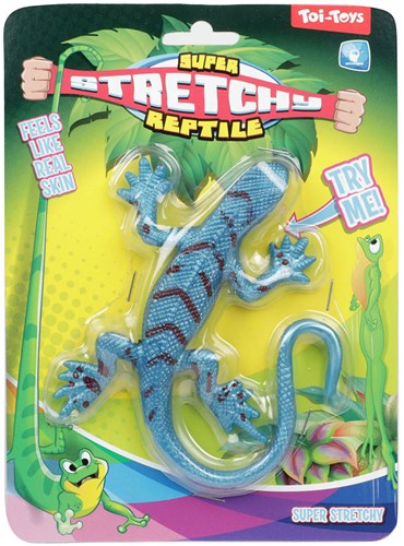 Toi-Toys dehnbare Frosch oder Echse Spielzeug in Metallic-Farben-2