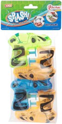 Toi-Toys Wasserpistolen Set - 4 Stück buntes Spielzeug