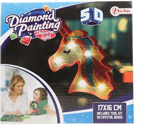 Diamond Painting Lampe Einhorn 46655A