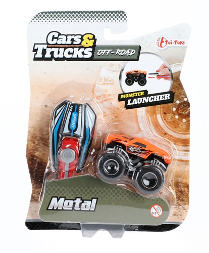 Cars & Trucks Afschiet Mini Monster Truck-2