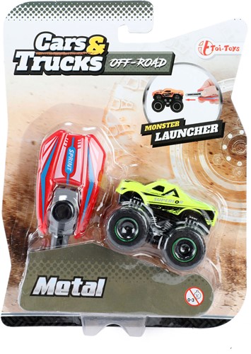 Cars & Trucks Afschiet Mini Monster Truck-3
