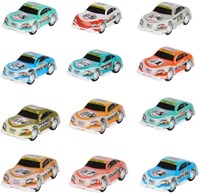 Turbo Racers Pull Back Spielzeug Rennwagen Set 12 Stück mehrfarbig-3