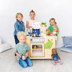 Beleduc Spielzeug Mobile Housekeeping Centre 4 in 1 Putzset
