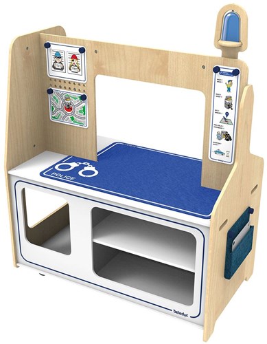 Beleduc Feuerwehr und Polizei Spielstation Holzspielzeug Set-2
